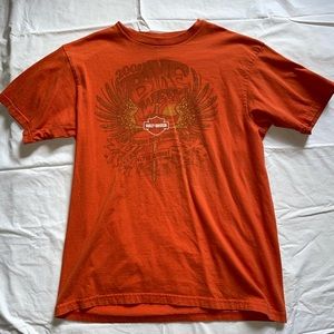 Orange Harley Davidson Tee